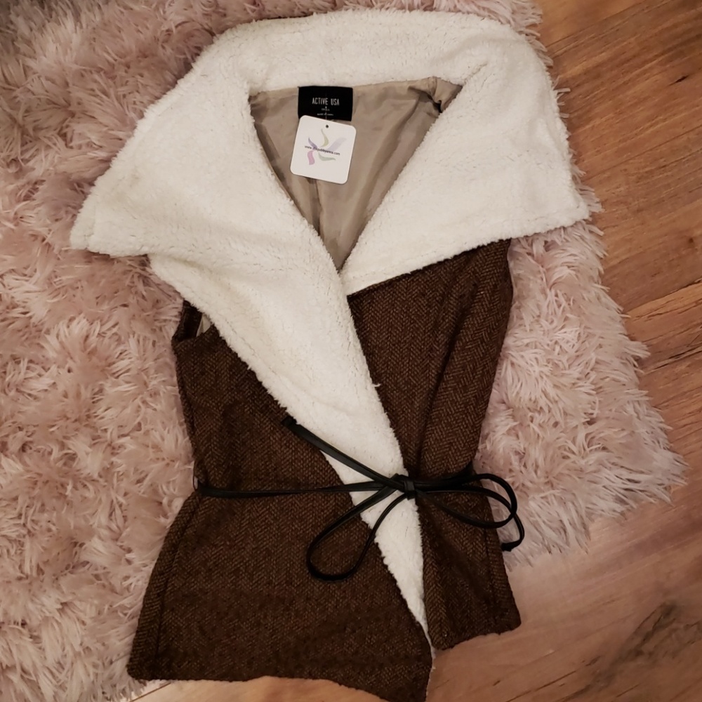 Tweed vest